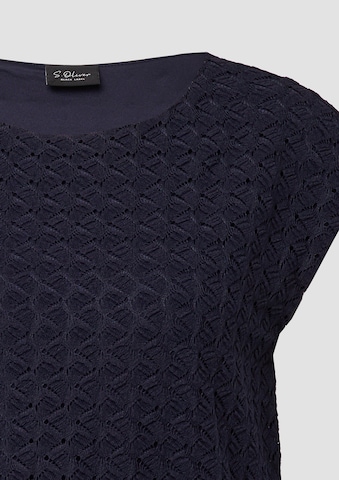Haut s.Oliver BLACK LABEL en bleu
