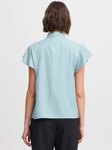 ICHI - Blusa 'Stinea' en azul