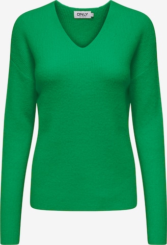 ONLY Sweater 'CAMILLA' in Green: front