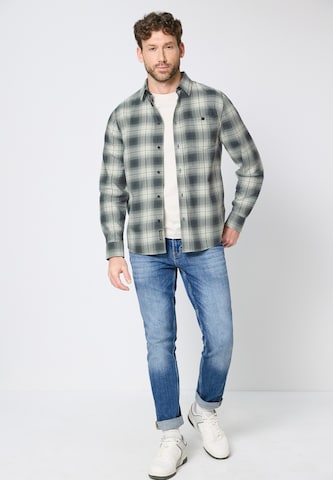 Street One MEN Regular Fit Hemd in Grün