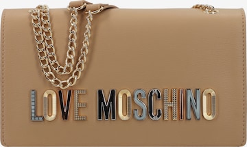 Love Moschino Schultertasche in Braun: predná strana
