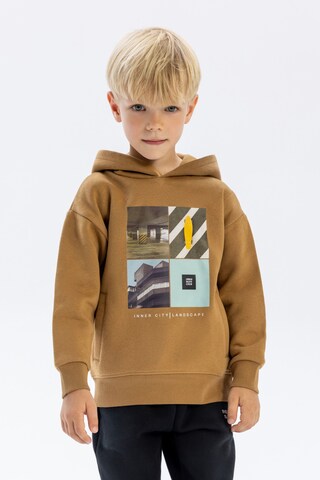 MINOTI - Sudadera en marrón: frente