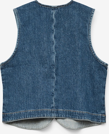 VERO MODA Weste 'VMCARLEY' in Blue Denim ABOUT YOU