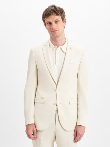 Finshley & Harding London Slim fit Business blazer 'Brixdon' in Beige: front