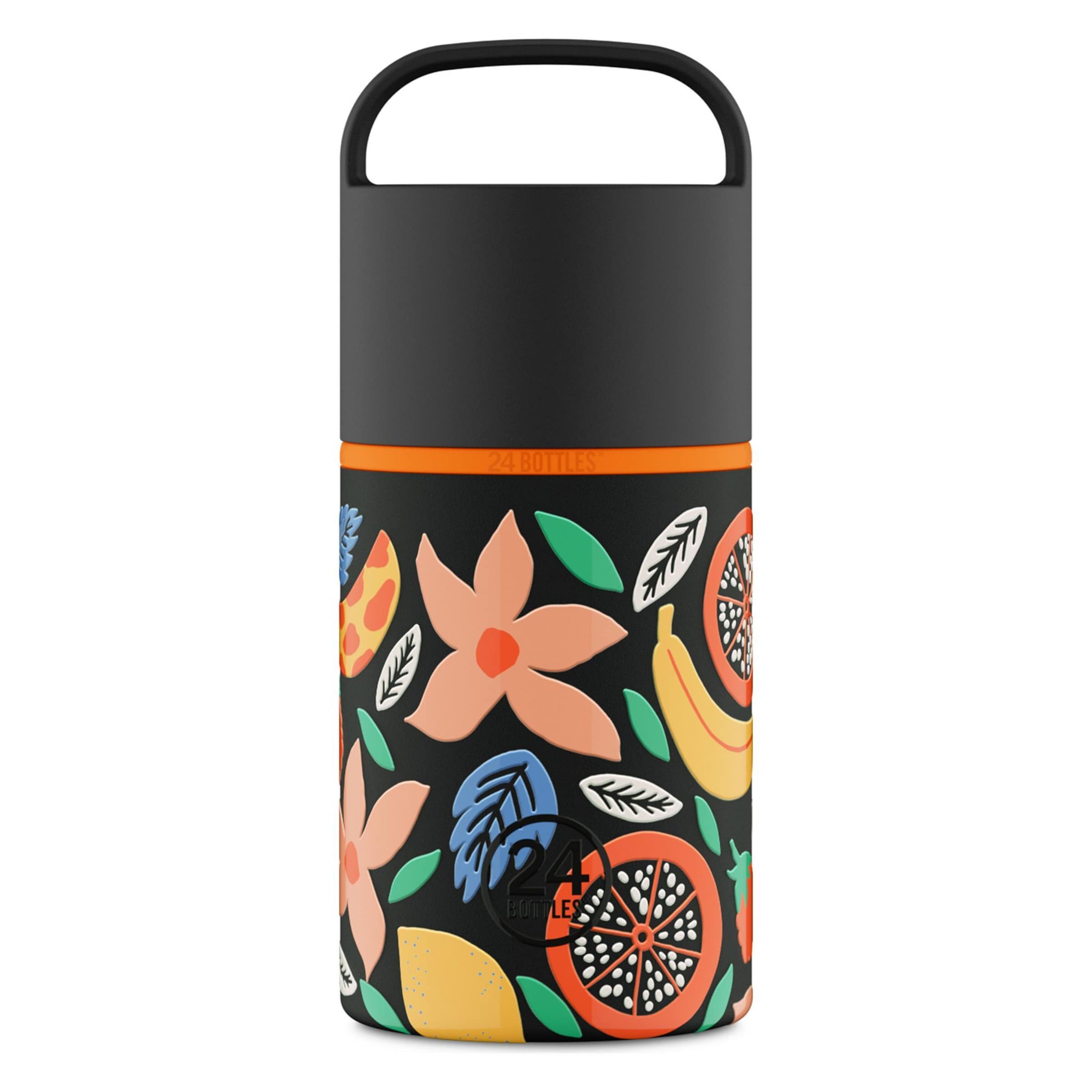 Gourdes 'Spin' 24Bottles en noir : devant