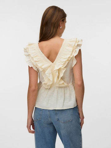 Camicia da donna 'VMMie' di VERO MODA in beige