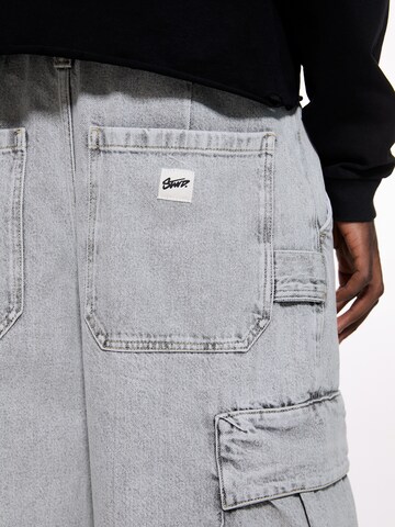 Wide leg Jeans cargo di Pull&Bear in grigio