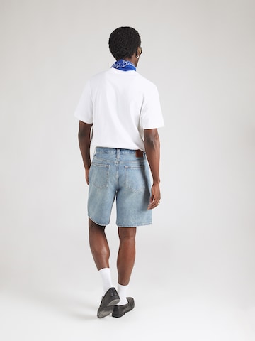 Abercrombie & Fitch Luźne Jeansy w kolorze niebieski