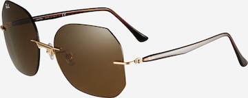 Ray-Ban - Óculos de sol '0RB8067' em castanho: frente