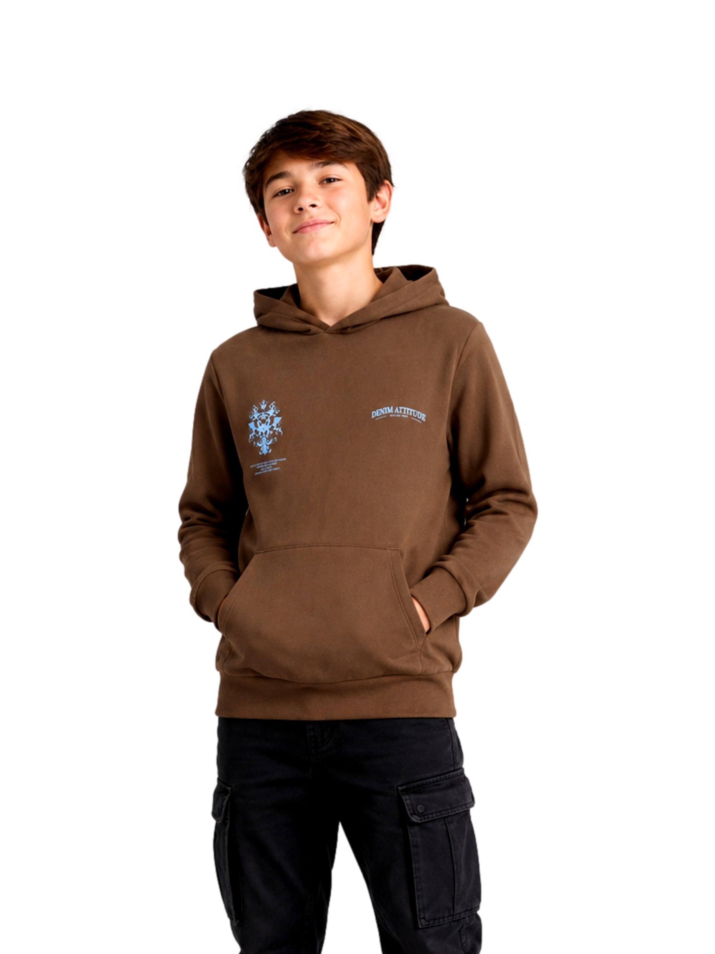 ruda Jack & Jones Junior Megztinis be užsegimo 'JJTRADITION': priekis