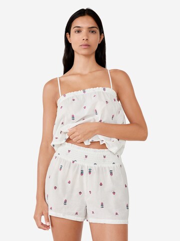 Shorty di ETAM in bianco: frontale