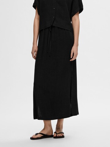 SELECTED FEMME Rok in Zwart: voorkant