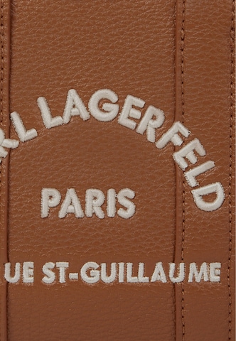 Karl Lagerfeld - Bolso de mano 'Rue St-Guillaume' en marrón