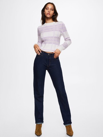 MANGO Sweater 'Lienzo' in Purple