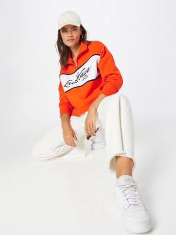 LEVI'S ®Sweater majica 'CB Logo Sweatshirt' - narančasta boja