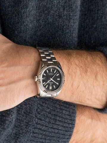 FESTINA Analoog horloge 'Date watch Classic Steel Swiss Made' in Zwart
