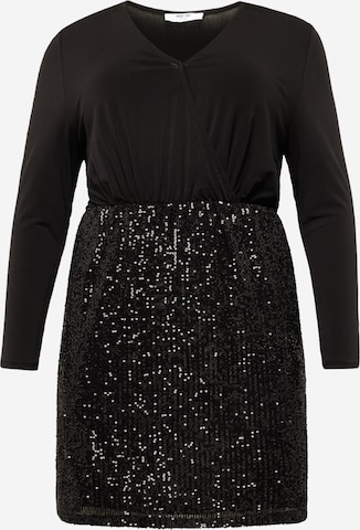 ABOUT YOU CurvyHaljina 'Lavina' - crna boja: prednji dio