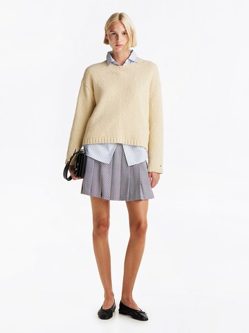 TOMMY HILFIGER Pullover in Beige