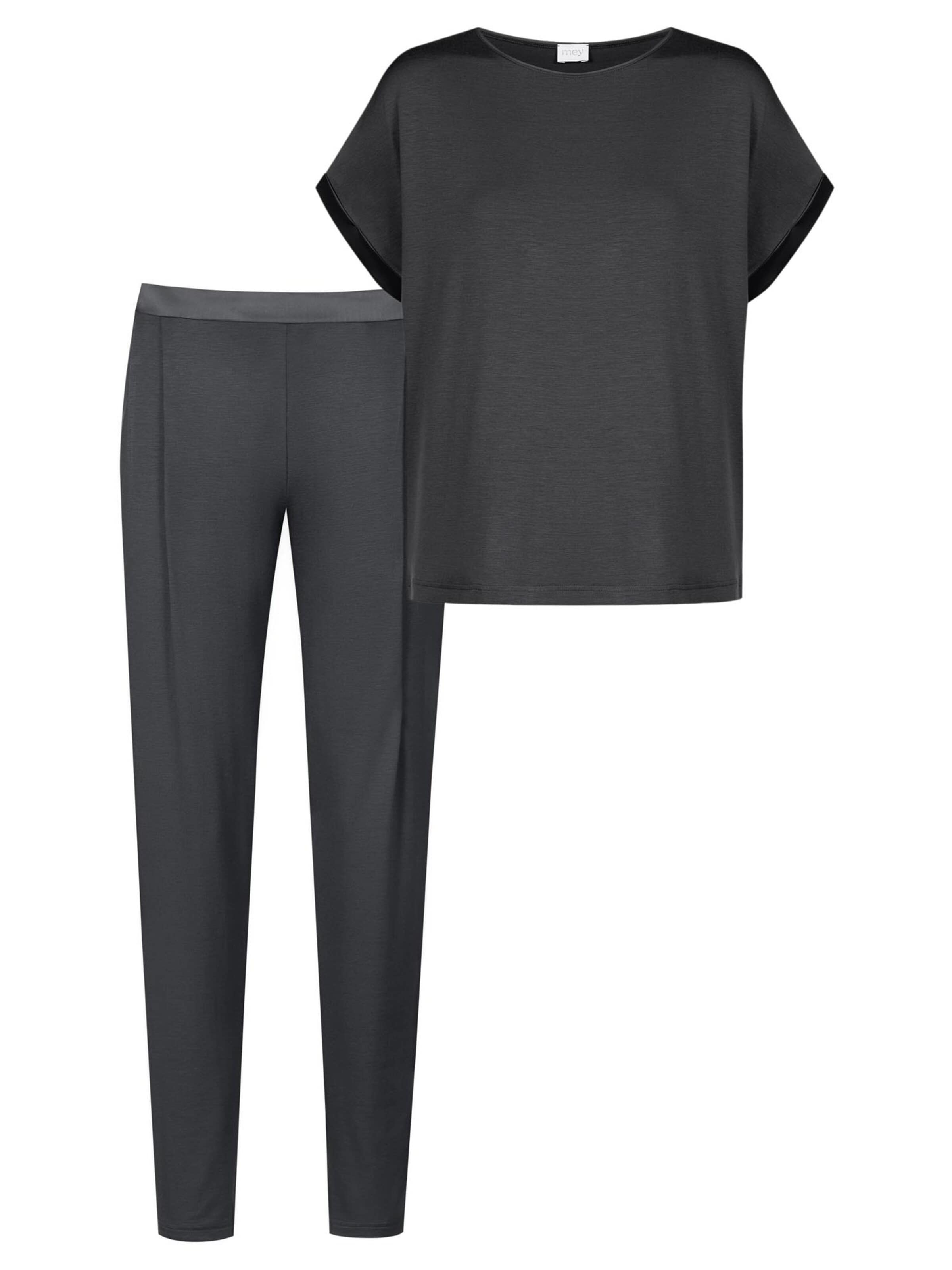 Mey Pajama 'Pure Chic' in Grey: front