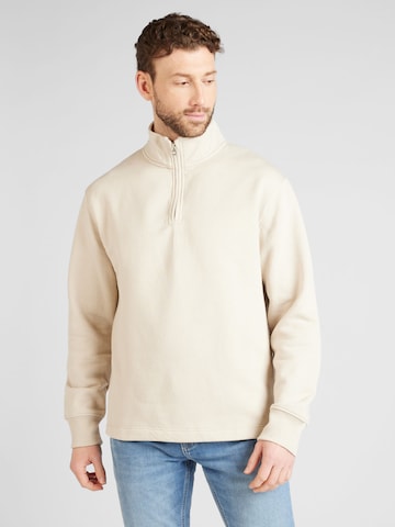 TOPMAN Collegepaita värissä beige: edessä