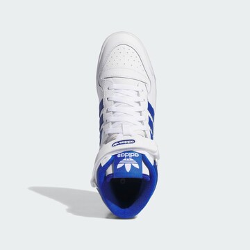 balts ADIDAS ORIGINALS Augstie brīvā laika apavi 'Forum'