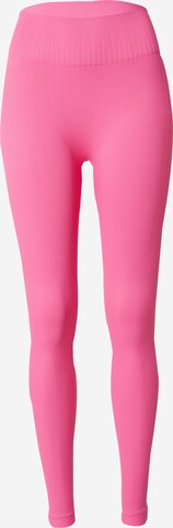 ONLY PLAY Skinny Športne hlače 'ONPFRION' | roza barva: sprednja stran
