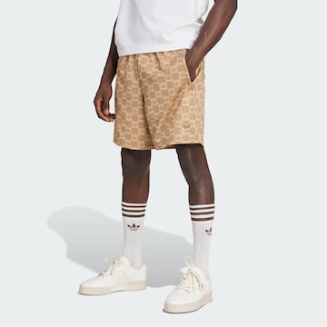 Regular Pantalon ADIDAS ORIGINALS en marron : devant