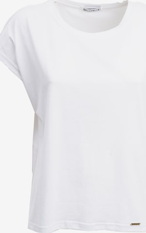 balta Influencer Marškinėliai: priekis