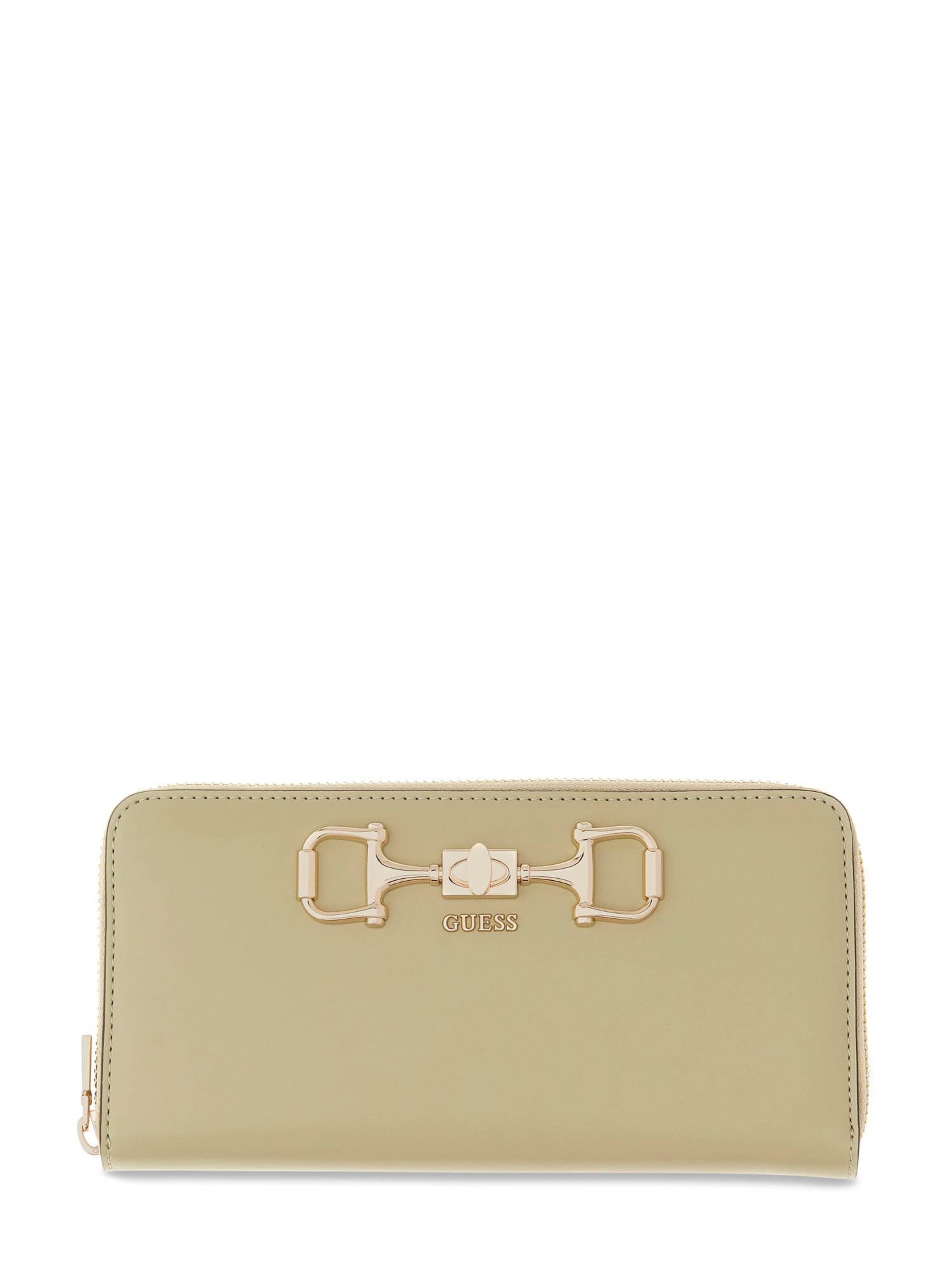GUESS Portemonnaie 'Janie' in Grün: Vorderseite