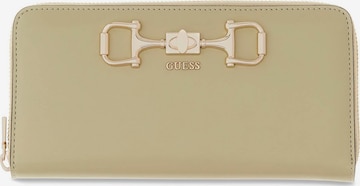 GUESS Portemonnaie 'Janie' in Grün: Vorderseite