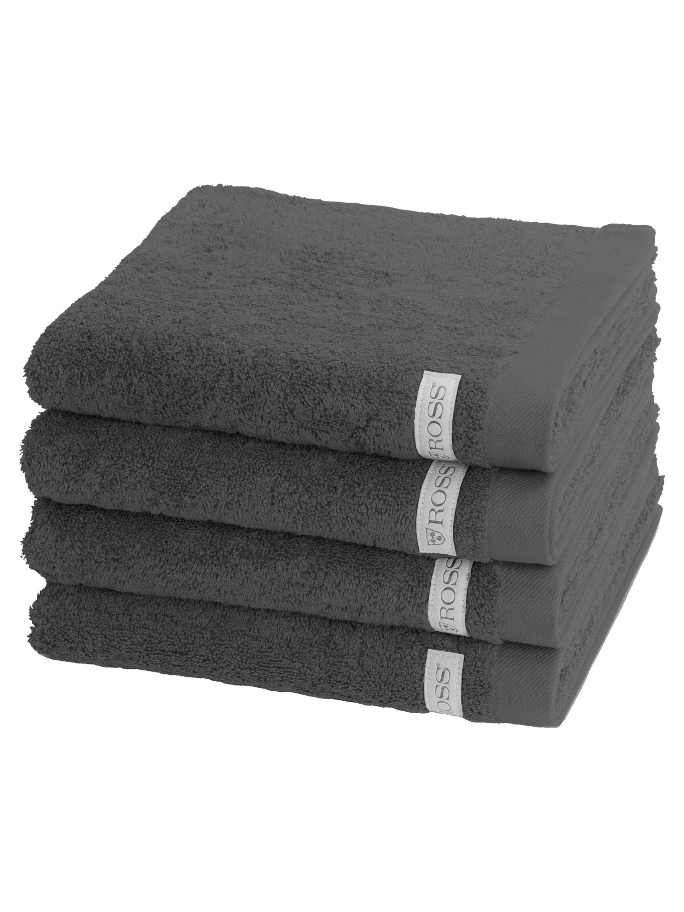 ROSS Handtuch 'Sinfonie'‌‌‌ in Grau: Vorderseite