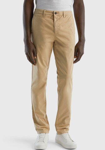 UNITED COLORS OF BENETTON regular Παντελόνι σε καφέ