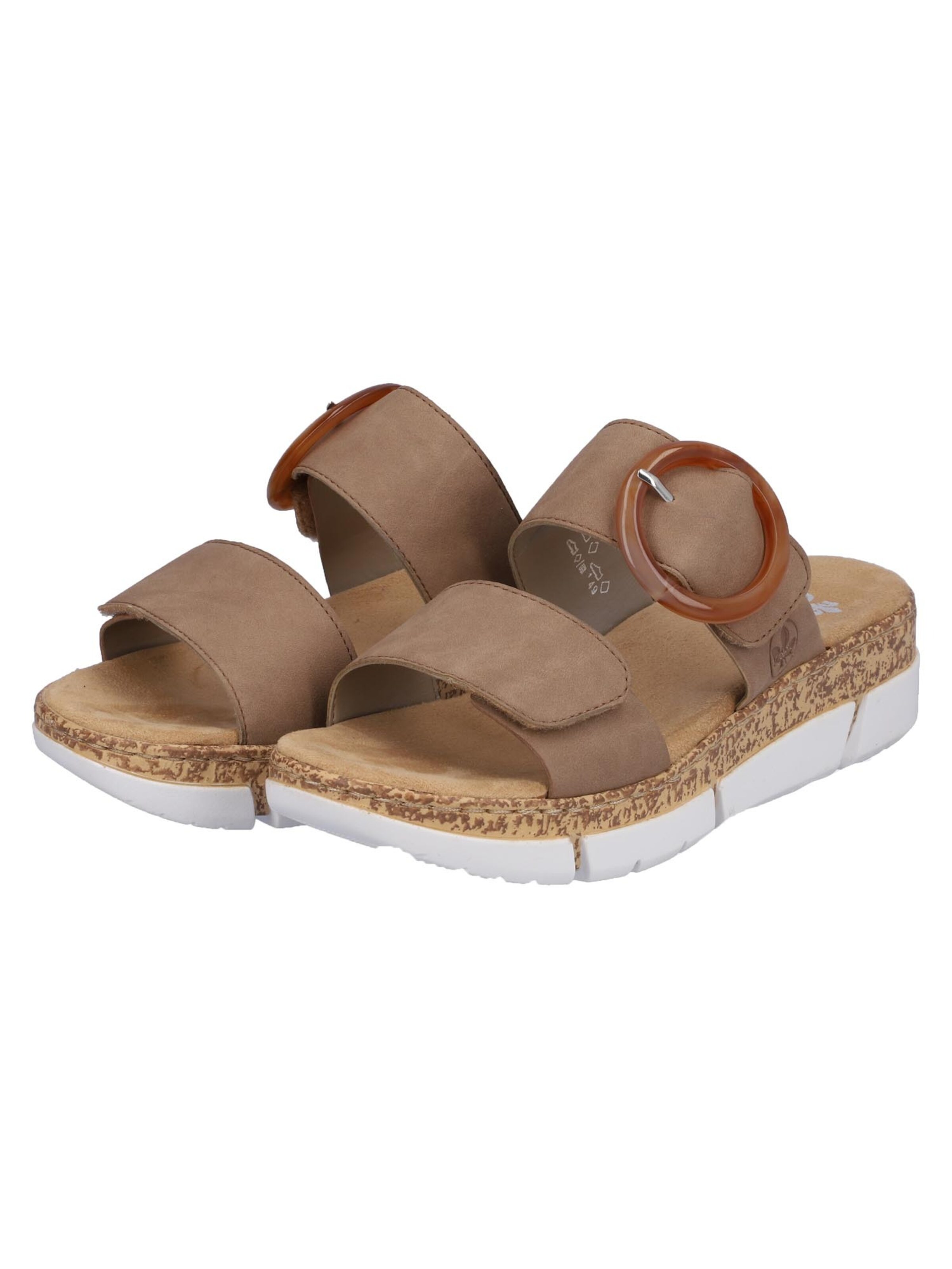 Rieker Mule 'Comfort' in Beige