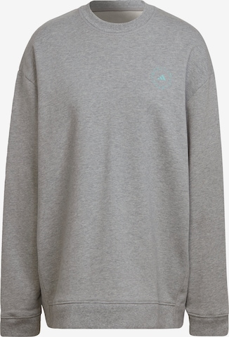 adidas by Stella McCartney Athletic Sweatshirt in Grey: front
