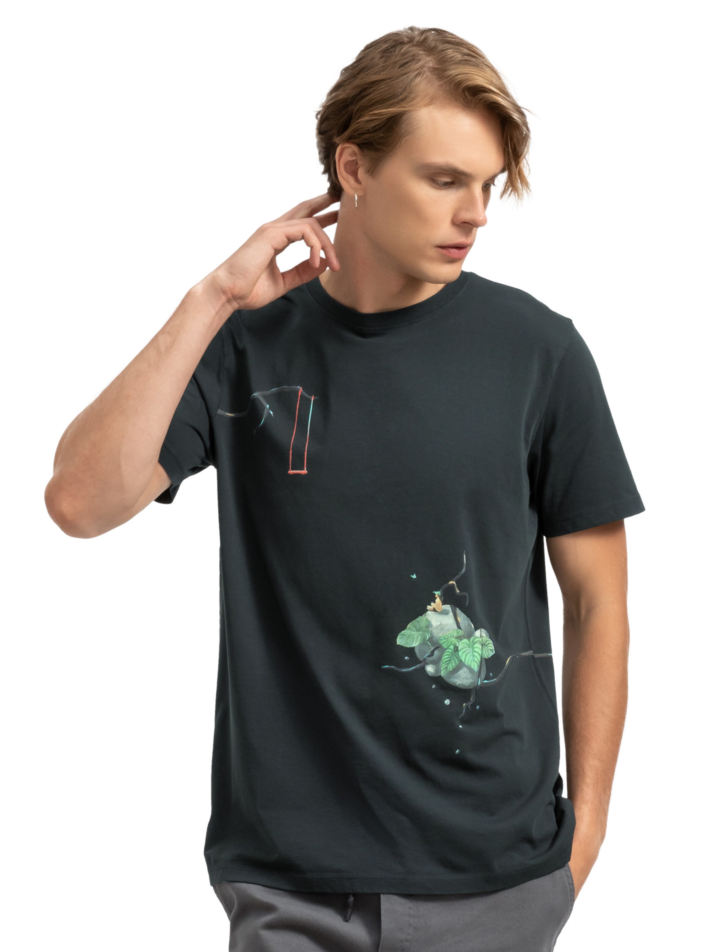 Kaft T-Shirt 'Vantagent' in Blau: Vorderseite