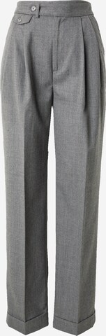 Wide Leg Pantalon à pince 'TUMELO' Lauren Ralph Lauren en gris : devant