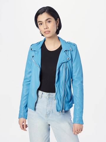 Goosecraft Between-season jacket in Blue: front