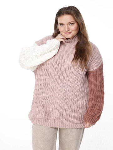 Shape Of You Sweater in Pink: front