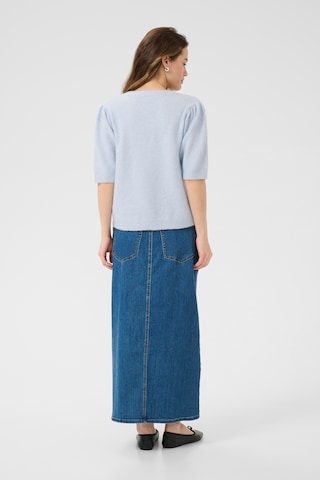 Kaffe Gebreid vest 'Marina' in Blauw