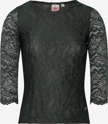 SPIETH & WENSKY Klederdracht blouse '™Alheim™' in Groen: voorkant