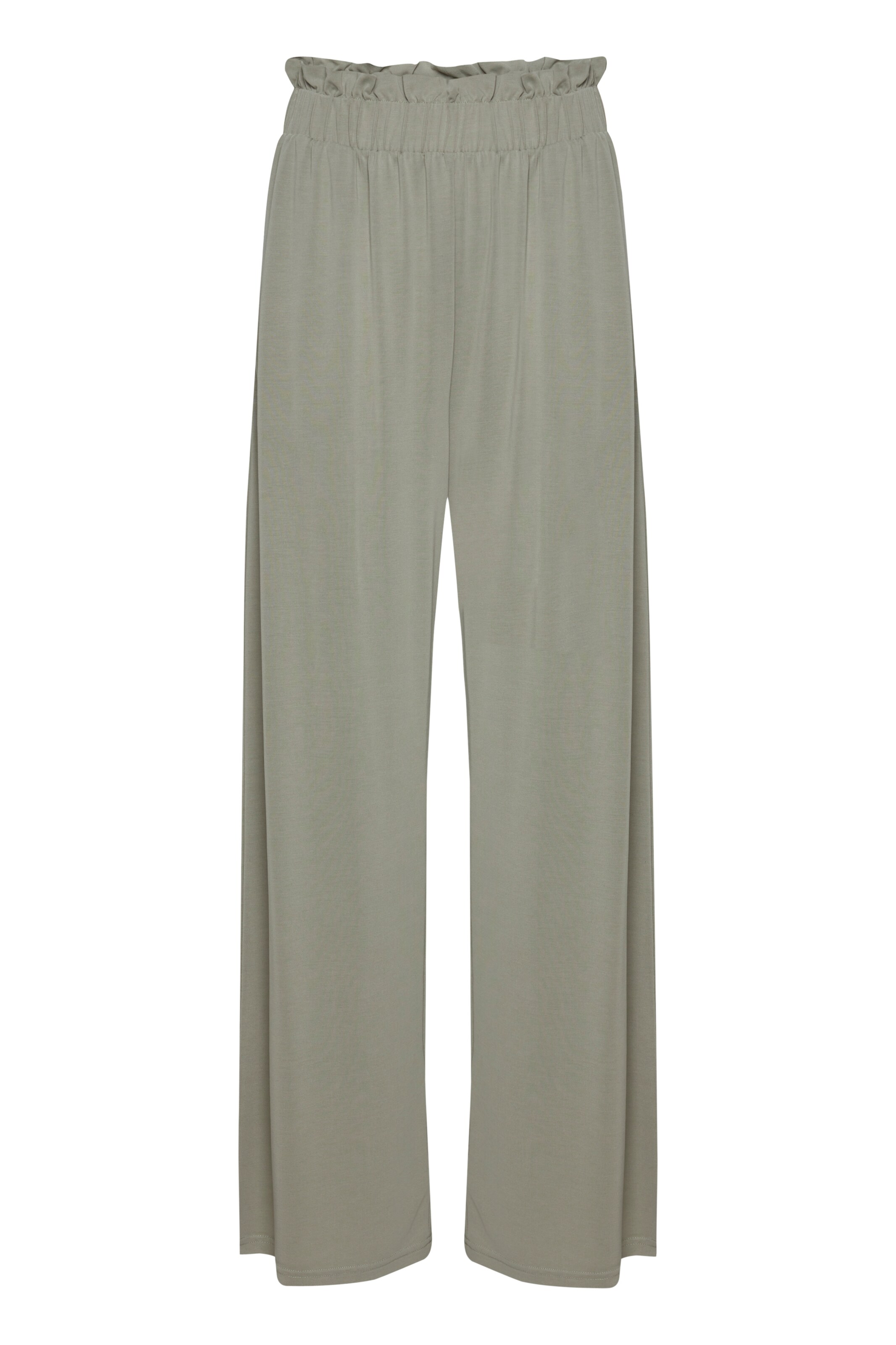 b.young Wide leg Broek 'PERL' in Groen: voorkant