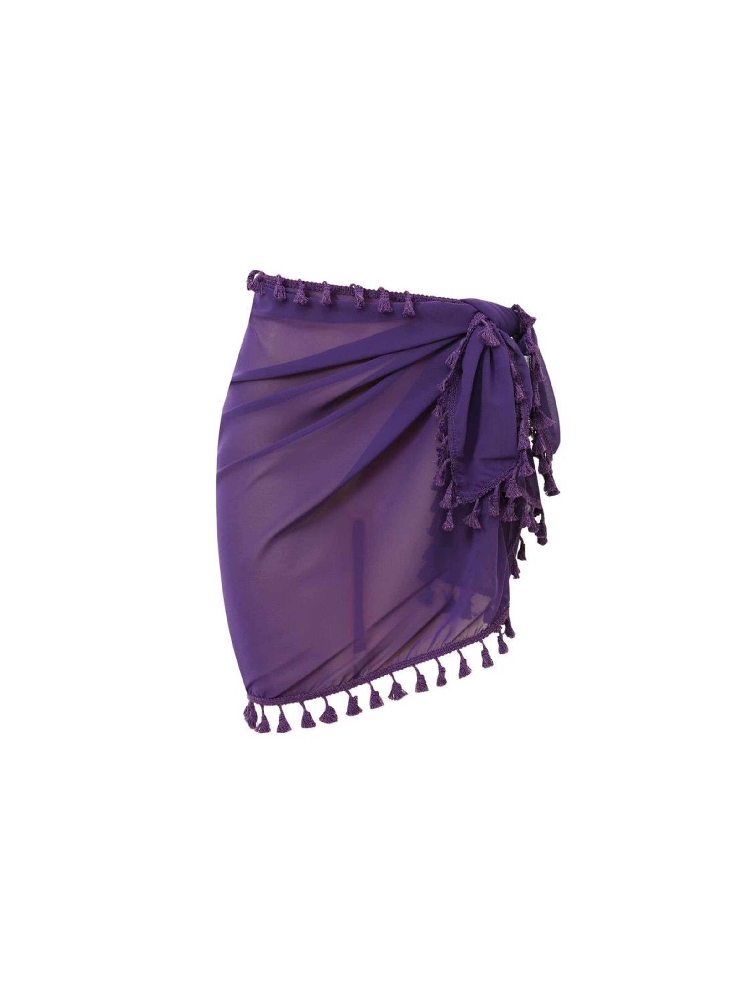 alberto cabale Skirt 'FRINGES' in Purple: front