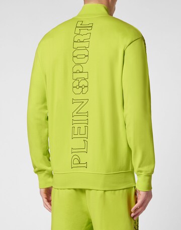 Plein Sport - Sudadera con cremallera 'Tiger' en amarillo