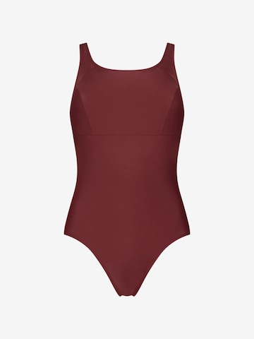 WALLIEN Active Swimsuit 'Embrace' in Red: front