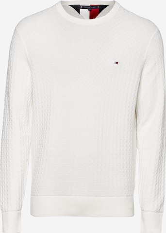 Coupe regular Pull-over TOMMY HILFIGER en blanc : devant