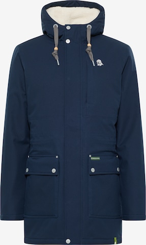 Schmuddelwedda Winter parka in Blue: front