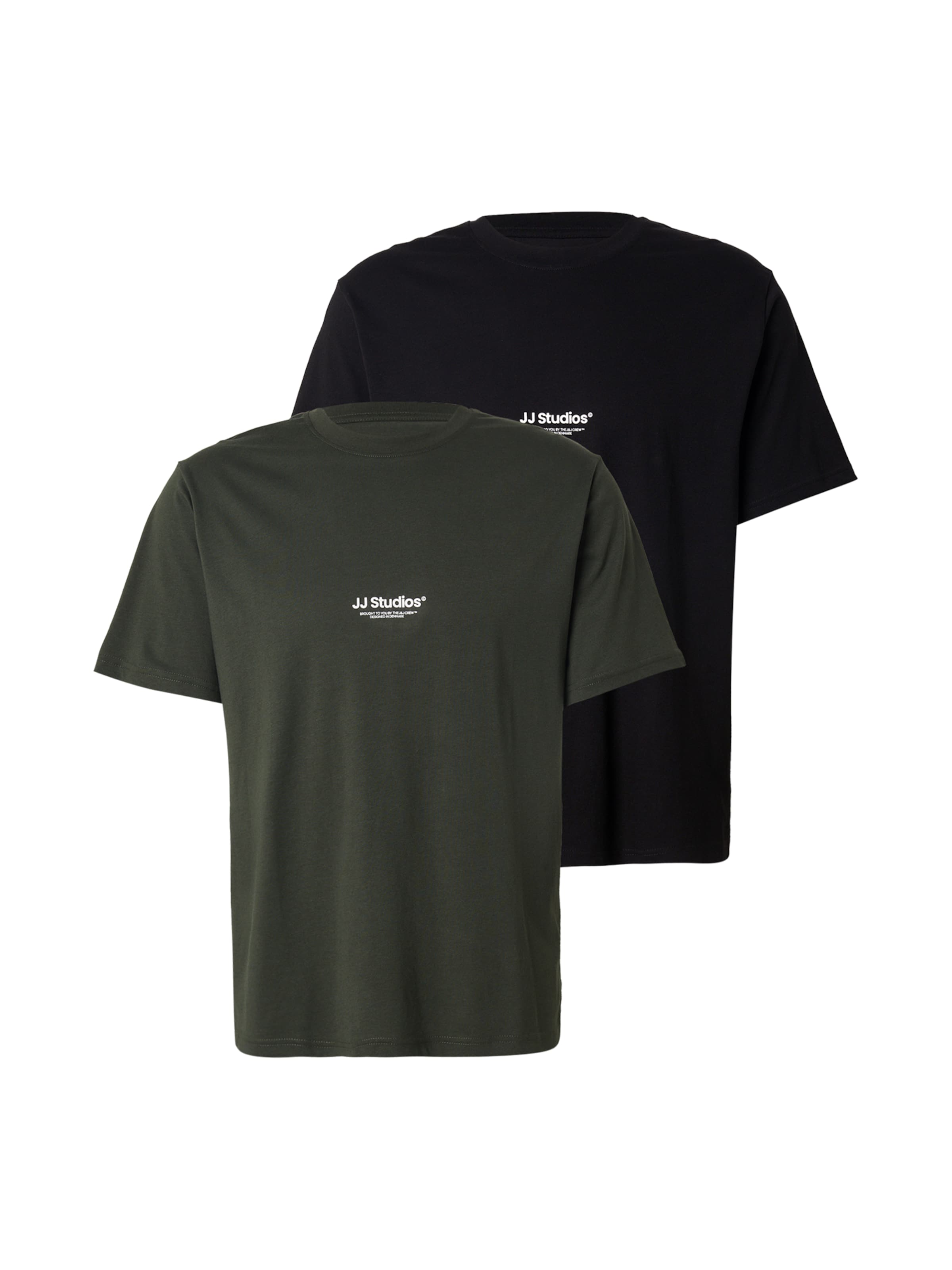 T-Shirt 'JJESOHO' JACK & JONES en vert : devant