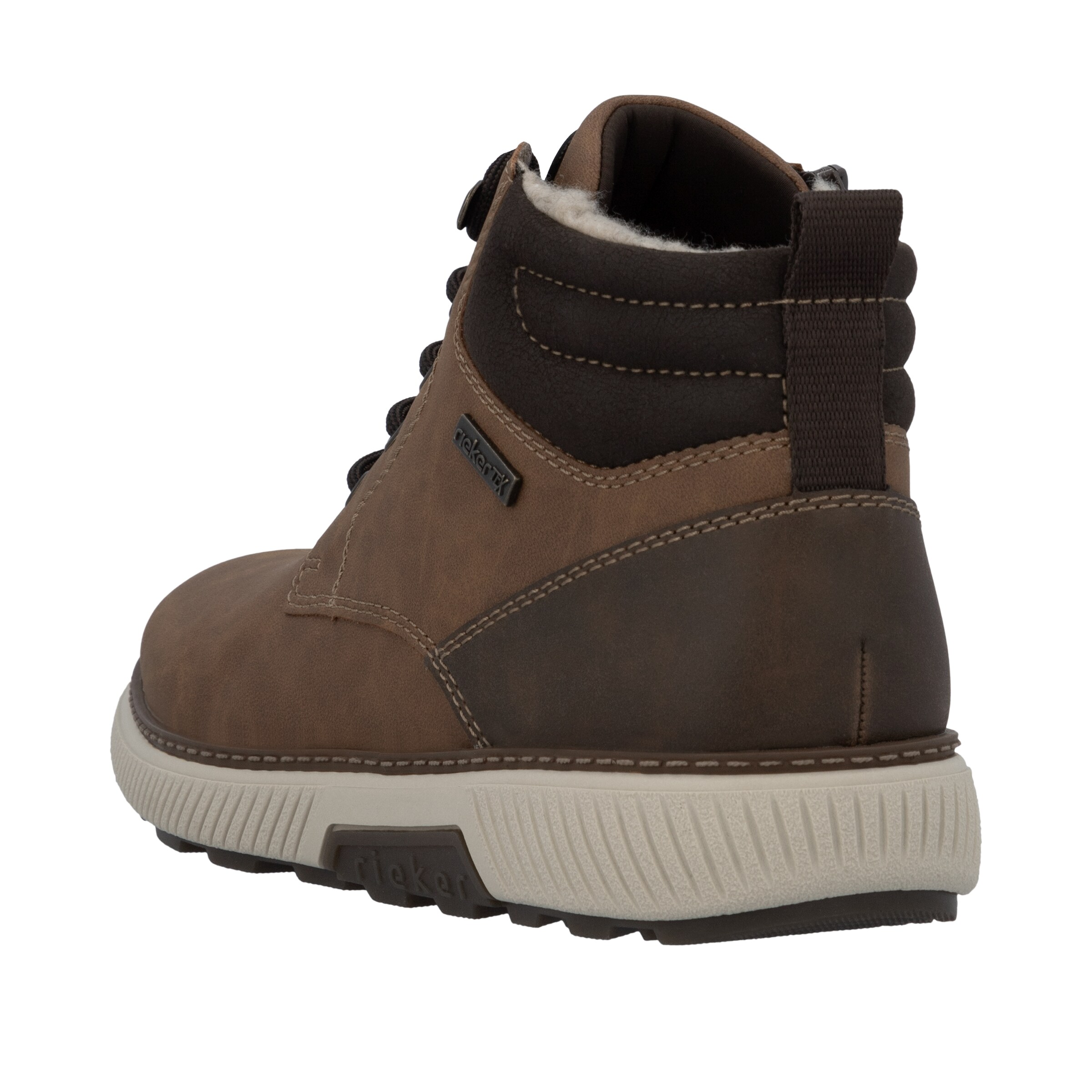 Bottes à lacets Rieker en marron