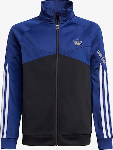 ADIDAS ORIGINALSregular Prijelazna jakna - plava boja: prednji dio