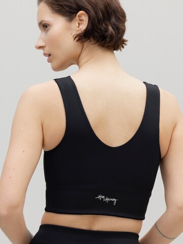 Hey Honey Bustier Sport-BH in Schwarz